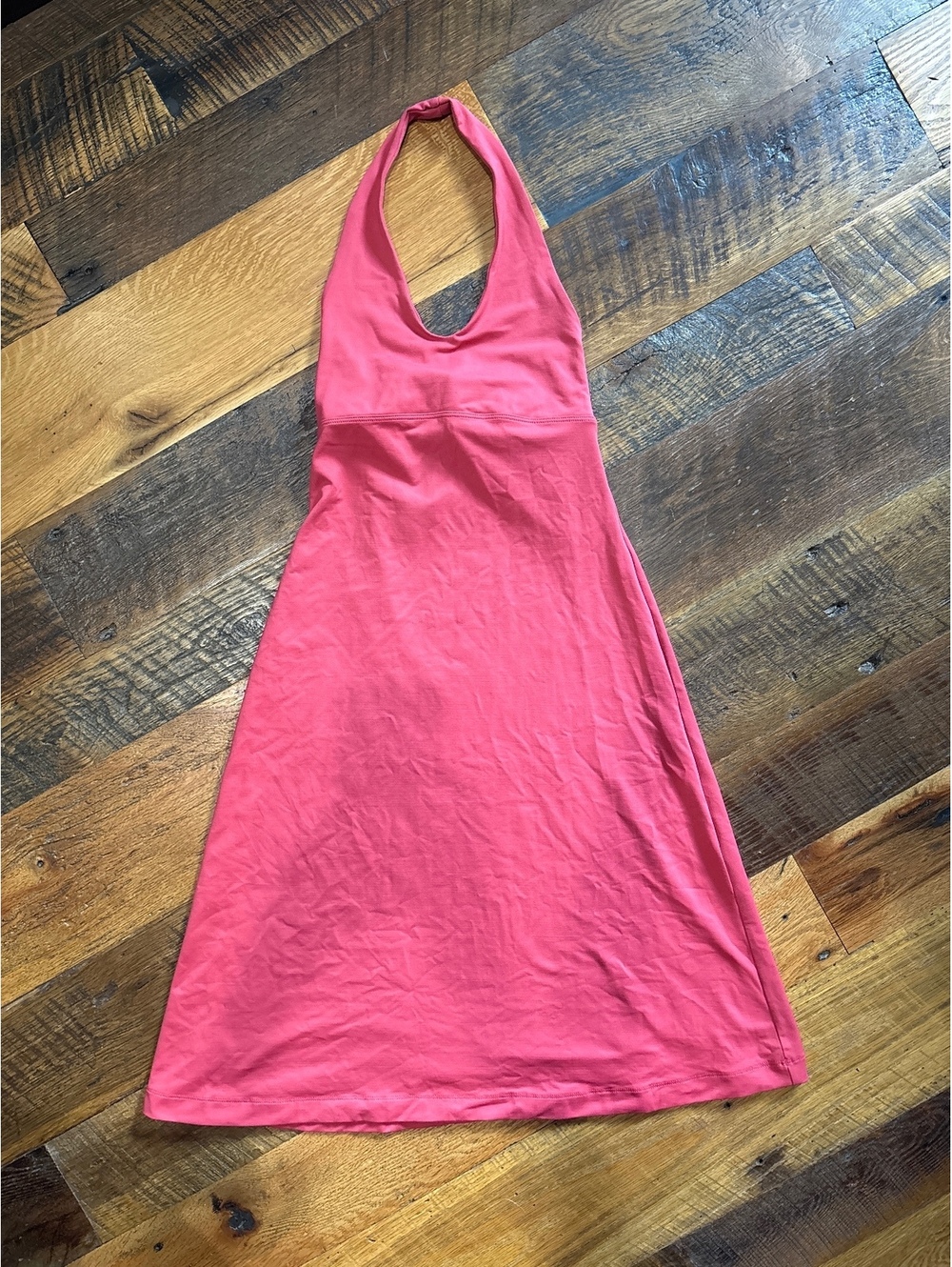 Patagonia Morning Glory halter dress coral small